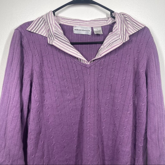 Purple Alfred Dunner Sweater - Picture 2 of 6